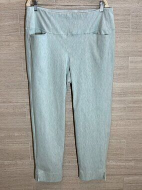 J.Jill Wearever Collection Sage Green Pullup Straight Leg Pants